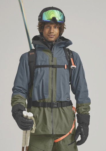 detail Batoh Ortovox Avabag Litric Freeride 28 Dark Wild Herbs 28 Liter