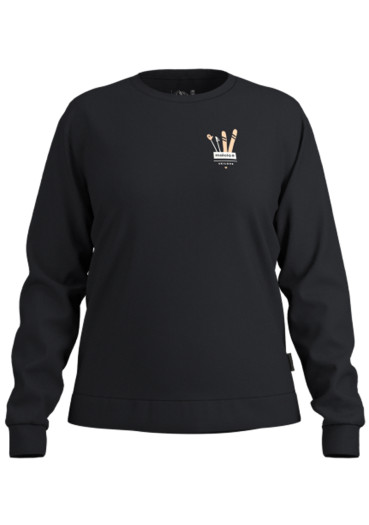 detail Dámske tričko Maloja NEUSIEDLERSEEM.deep black