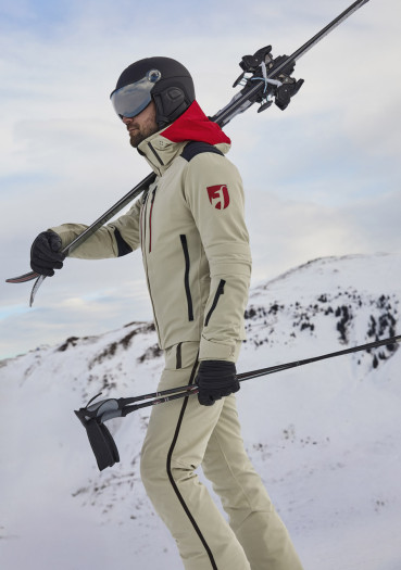 detail Pánska bunda Toni Sailer Evan Men Ski Jacket Mineral Earth 510