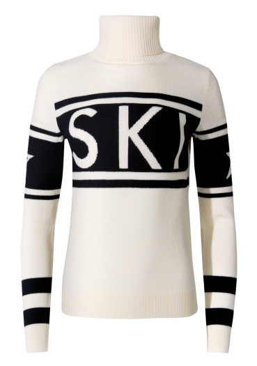 detail Dámsky sveter - Perfect Moment Schild Sweater Snow White