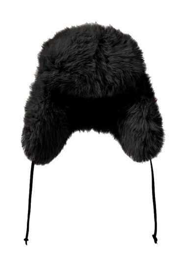 detail Dámska baranica Perfect Moment Faux Fur Trapper Hat (F) Black