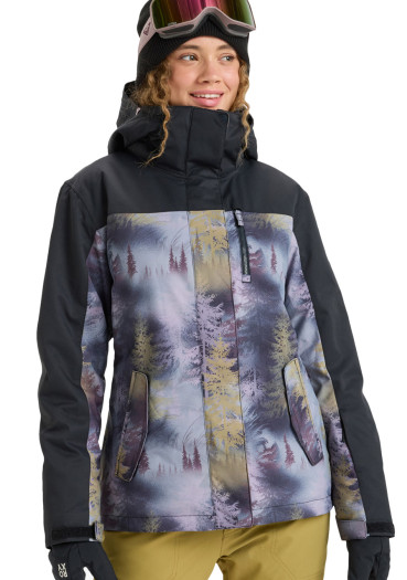 detail Roxy ERJTJ03528-SLR1 Jetty Block Snow Jacket