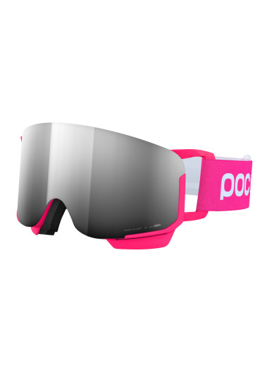 detail Detské lyžiarske okuliare POC POCito Nexal Fluorescent Pink/Partly Sunny Silver