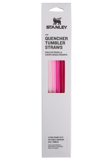detail Stanley slamky/slamka náhradné pre The Quencher Travel Tumbler Straws 890 ml/30oz 4 kusov Pink
