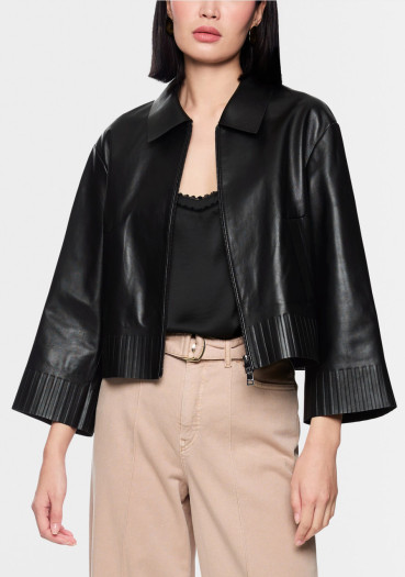 detail Dámska bunda Marc Cain AC 12.04 L01 Outdoor Jacket Black 900