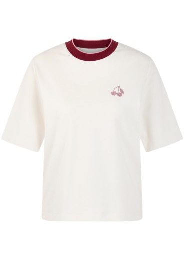 detail Dámske tričko Marc Cain AS 48.03 J54 T-Shirt Off-White 110