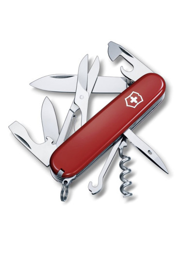 detail Vreckový nôž Climber červený Victorinox 
