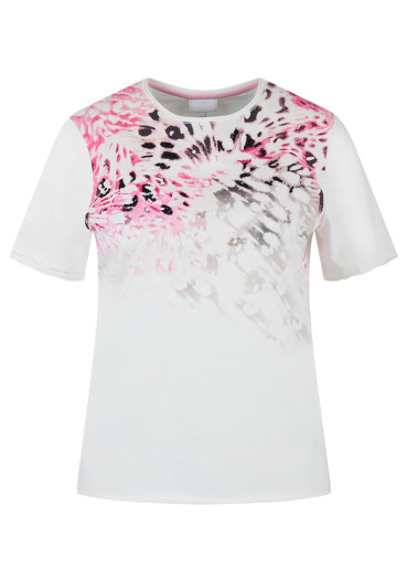 detail Dámske tričko Sportalm Nandus Butterfly 250311 Egret (03)