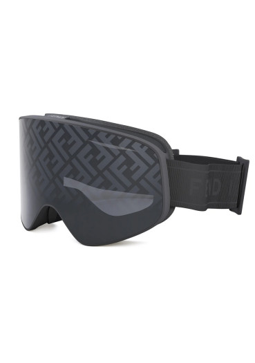 detail Lyžiarske okuliare Fendi FE40152U0001X Shiny Black /Blu Mirror