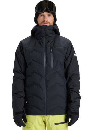 detail Pánska bunda Quiksilver EQYTJ03504-KVJ0 The Edge Black 