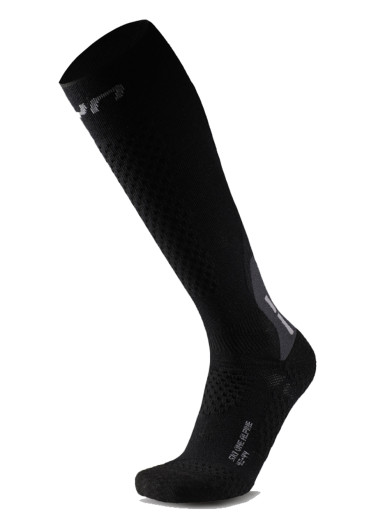detail Podkolienky UYN Man Ski One Alpine Merino Socks Black/Grey B052