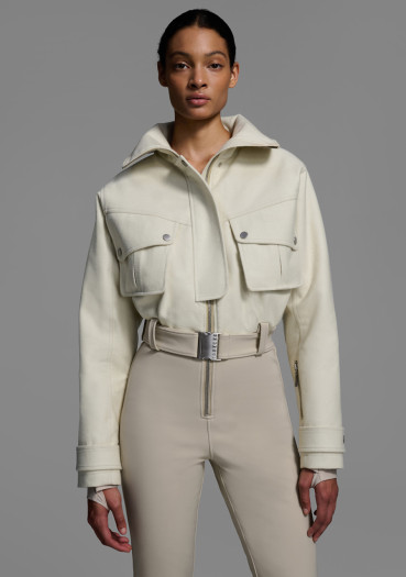 detail Dámsky lyžiarsky overal Cordova Telluride Natural/Sand