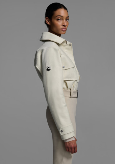 detail Dámsky lyžiarsky overal Cordova Telluride Natural/Sand