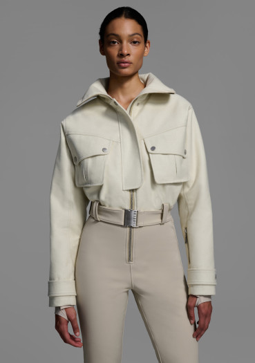 detail Dámsky lyžiarsky overal Cordova Telluride Natural/Sand