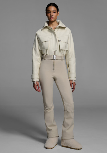 detail Dámsky lyžiarsky overal Cordova Telluride Natural/Sand