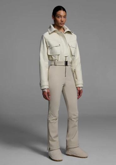 detail Dámsky lyžiarsky overal Cordova Telluride Natural/Sand