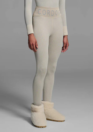 detail Dámske legíny Cordova Base Layer Bottom Ecru