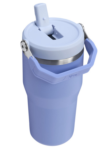 detail Termo Tumbler so slamkou Stanley The Iceflow Flip Straw 2.0 Tumbler 600 Ml/20oz Hydrangea