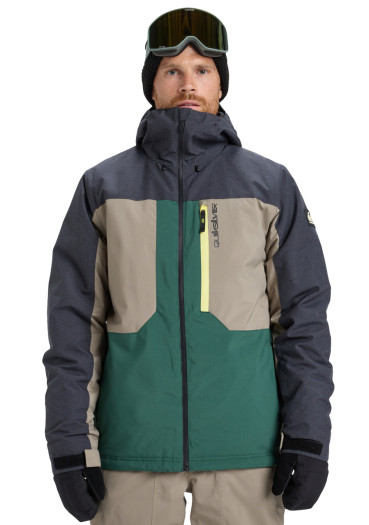 detail Pánska bunda Quiksilver EQYTJ03510-TKR Dawson - TKR/Trekking Green