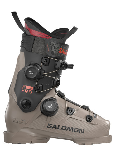 detail Lyžiarske topánky Salomon S/PRO SUPRA DUAL BOA 120 - Roasted Cashew/Black/Samba Met