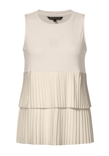 detail Dámsky top Goldbergh Bellavita Sleeveless Top Champagne
