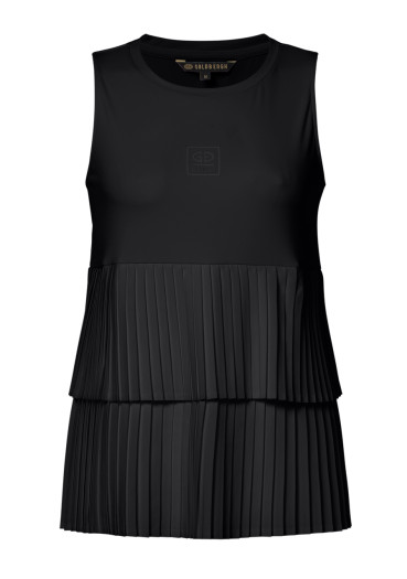 detail Dámsky top Goldbergh Bellavita Sleeveless Top Black