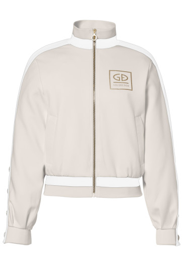 detail Dámska mikina Goldbergh Monaco Track Jacket Champagne