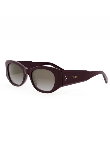 detail Dámske slnečné okuliare Celine CL40329U5448B 3 Dots Shiny Dark Brown