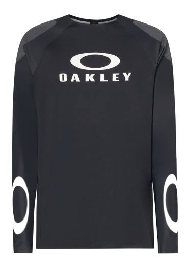 detail Pánske tričko Oakley Seeker Edge Ls Jersey Blackout 02E