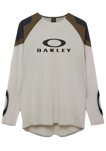 detail Pánske tričko Oakley Seeker Edge Ls Jersey Mist/Army Green 25I