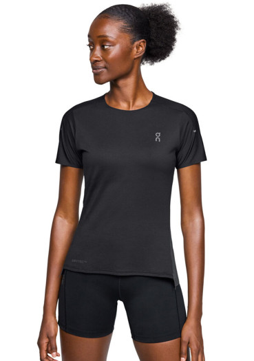 detail Dámske tričko On Running Performance-T, W Black/Eclipse