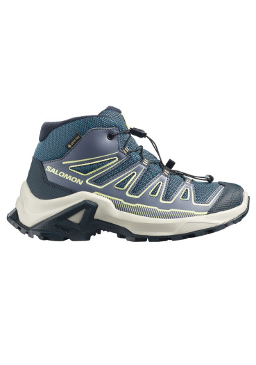 detail Detské topánky Salomon X Ultra Mid Gtx J Grisai/Spellb/But