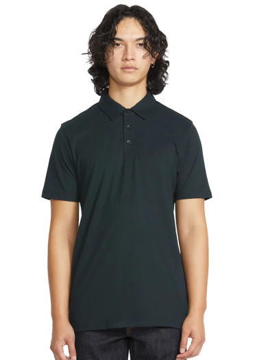 detail Pánske tričko Volcom Wowzer Polo Ss Black