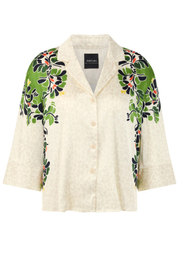 detail Dámska blúzka Marc Cain AC 51.37 W42 Blouse Bright Ecru 112