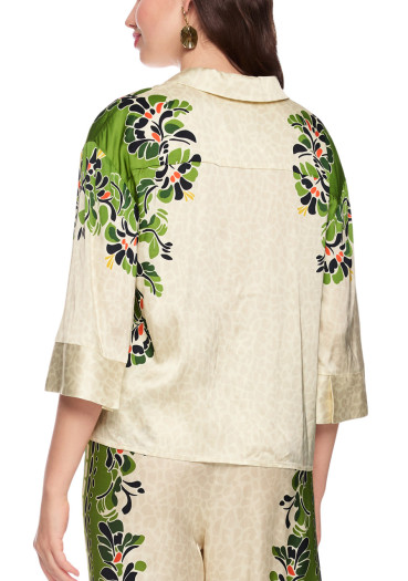 detail Dámska blúzka Marc Cain AC 51.37 W42 Blouse Bright Ecru 112