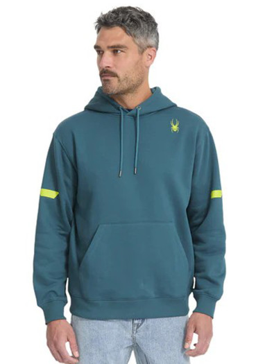 detail Pánska mikina Spyder Web Invyder Hoodie Petrol