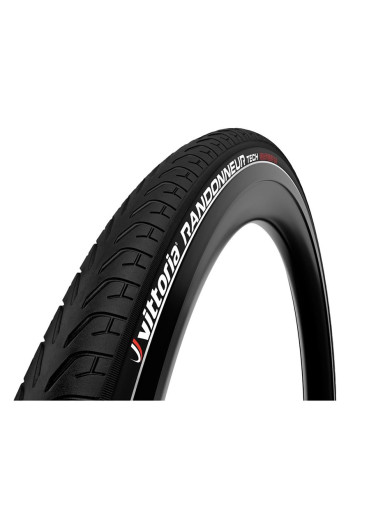 detail Plášť Vittoria Randonneur Tech 37-622 Rigid Full Black Refl G2.0