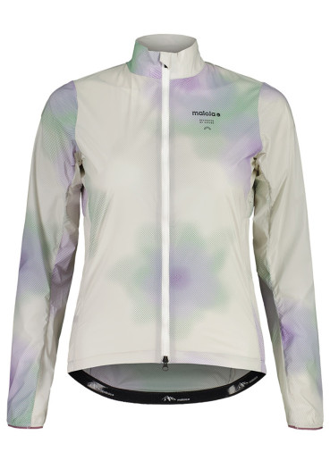 detail Maloja bunda MalkaM. Jacket Printed shaded white bloom
