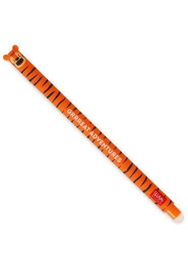 detail Gumovacie pero Legami Erasable Gel Pen - Erasable Pen - Tiger - Orange