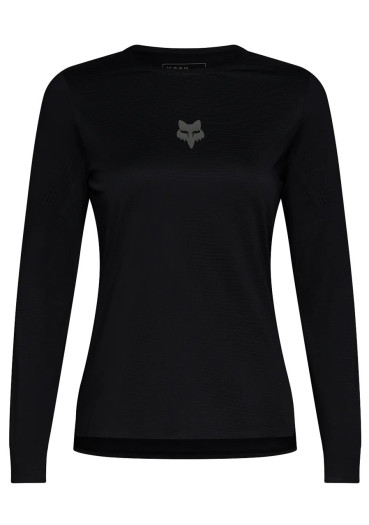 detail Dámsky dres Fox W Flexair Ls Jersey Black