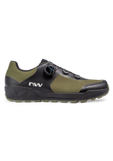 detail Pánske cyklistické tretry Northwave Corsair 2 Green Forest/Black
