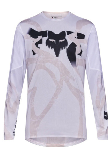 detail Fox Flexair Ls Jersey Diffuse Sa White