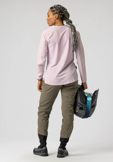 detail Scott Tee W's Trail Vertic Pre LS bliss pink