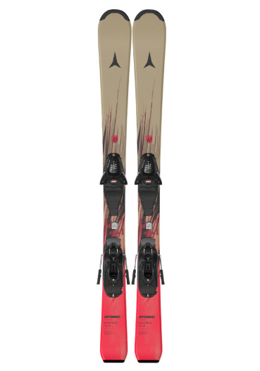 detail Atomic Maverick J 100-120 + C 5 Gw Sand/Fire Red