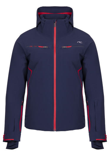 detail Pánska bunda Kjus Men Formula Jacket, KJUS Navy/Chili