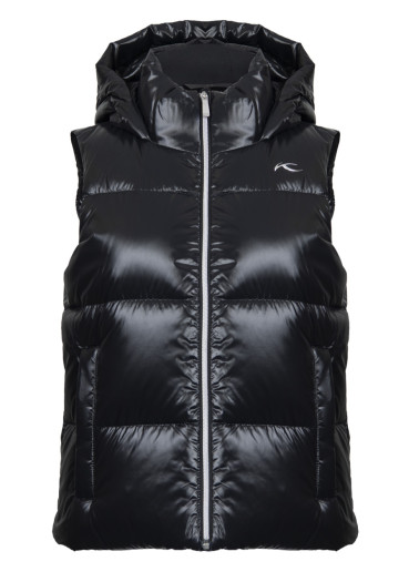 detail Dámska vesta Kjus Women Vivi Shine Vest, Black