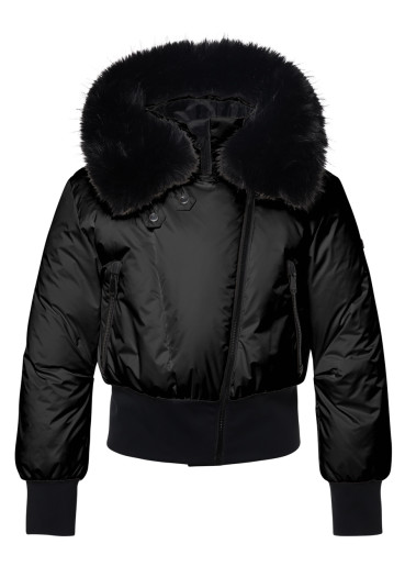 detail Dámska bunda Goldbergh Misake Ski Jacket Faux Border Black