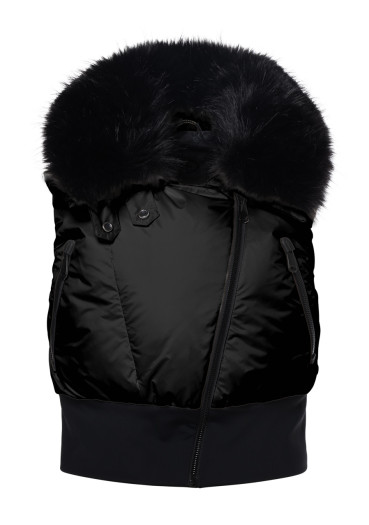 detail Dámska vesta Goldbergh Reiya Bodywarmer Faux Border Black
