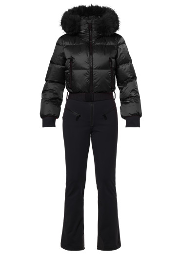detail Dámska kombinéza Goldbergh Sayaka Ski Suit Faux Border Black