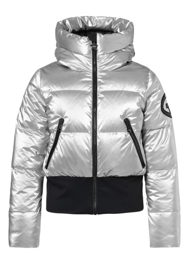 detail Dámska bunda Goldbergh Bombardino Ski Jacket Silver